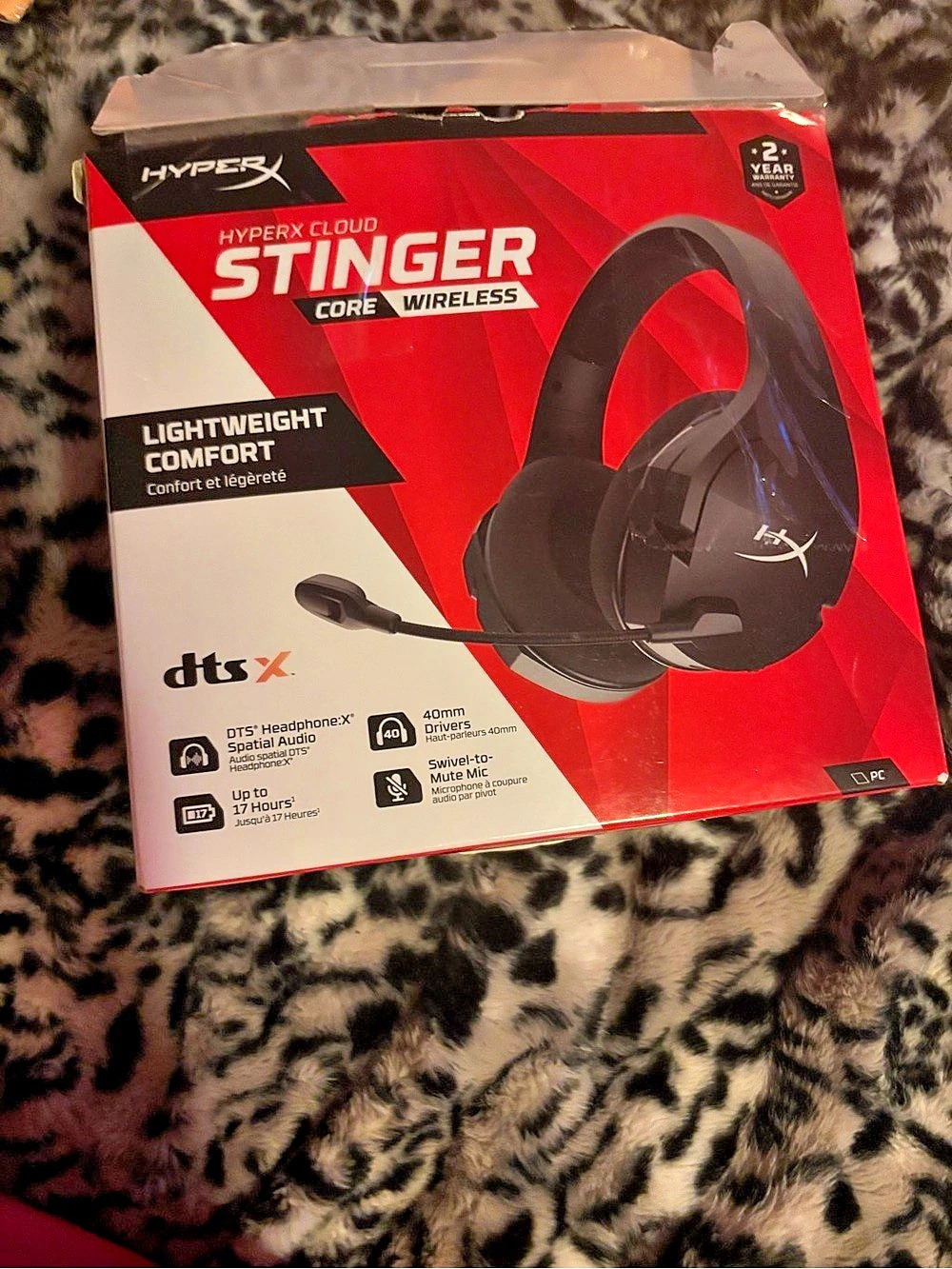 HyperX Cloud Stinger Core Wireless Over-Ear Headset Black